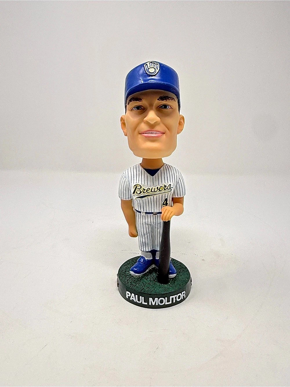 NWT Paul Molitor Brewers Bobblehead - Blue & White Uniform Collectors Edition